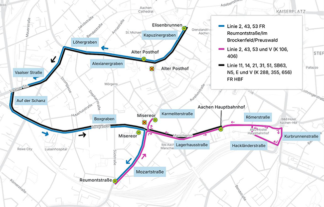 Boxgraben Aseag Umleitung